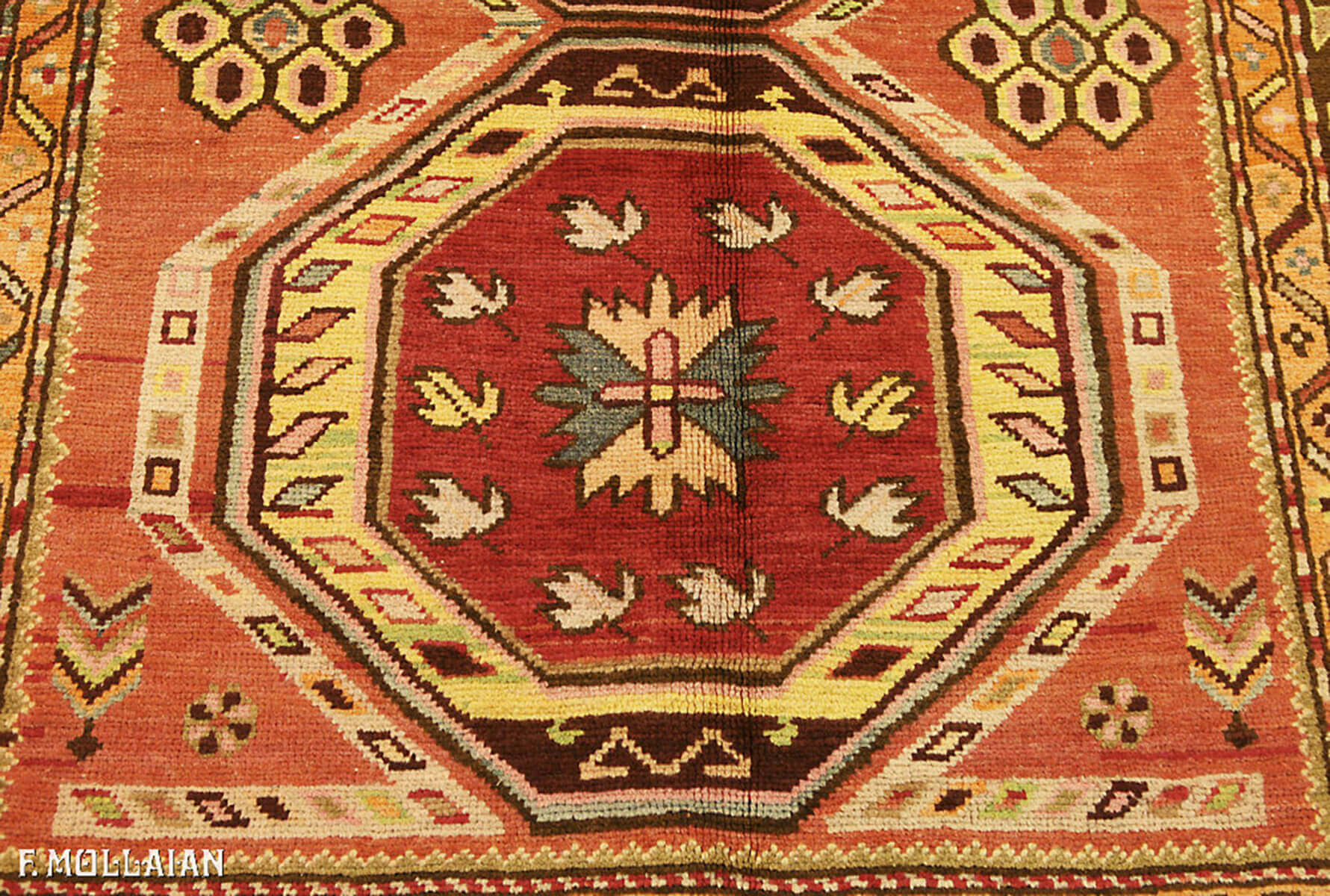 Antique Caucasian Kazak Carpet n: 5893